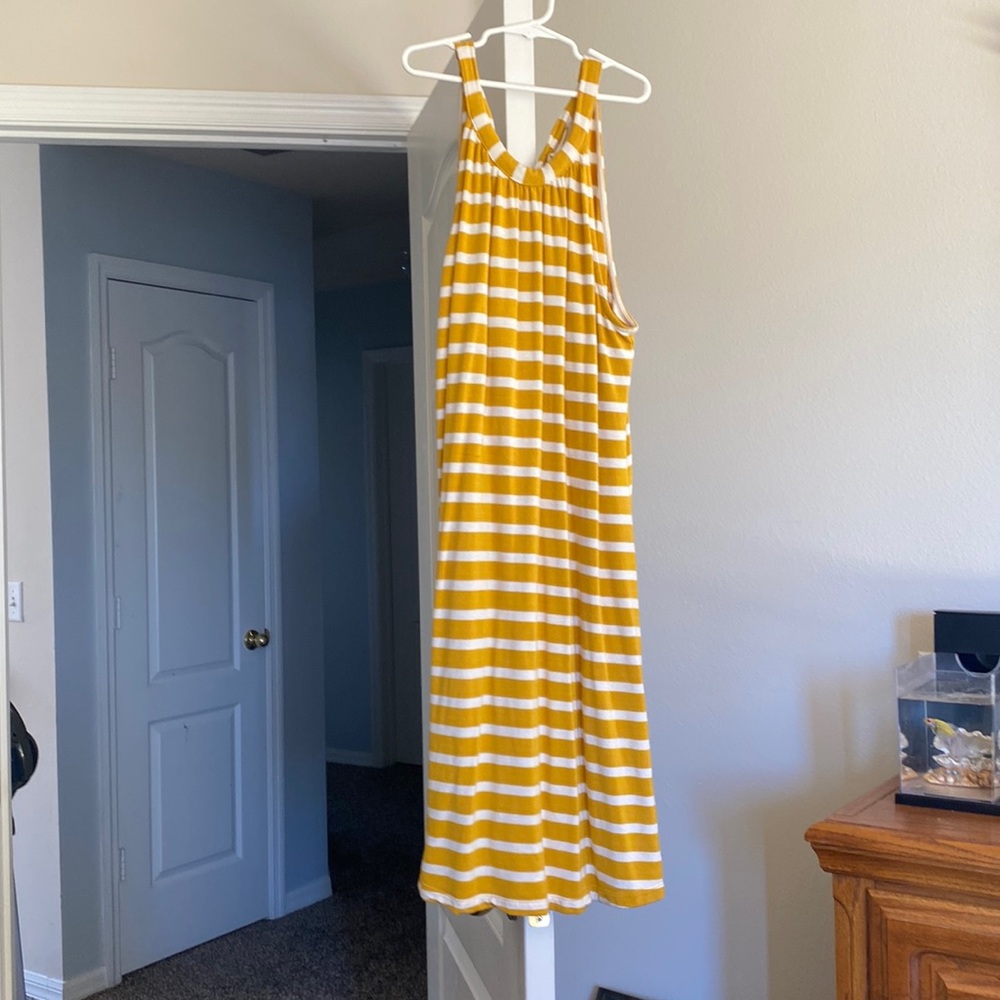 Stitch Fix mustard striped dress